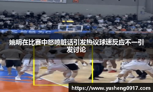 姚明在比赛中怒喷脏话引发热议球迷反应不一引发讨论